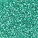 Miyuki Delica Perlen 11/0 - Sparkling aqua green lined crystal DB-904